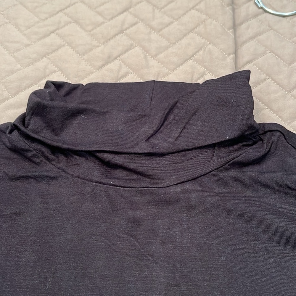 H&M Black Turtleneck Top/NWT/Large - Picture 7 of 13